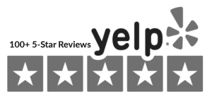 100+ Yelp 5-Star Reviews
